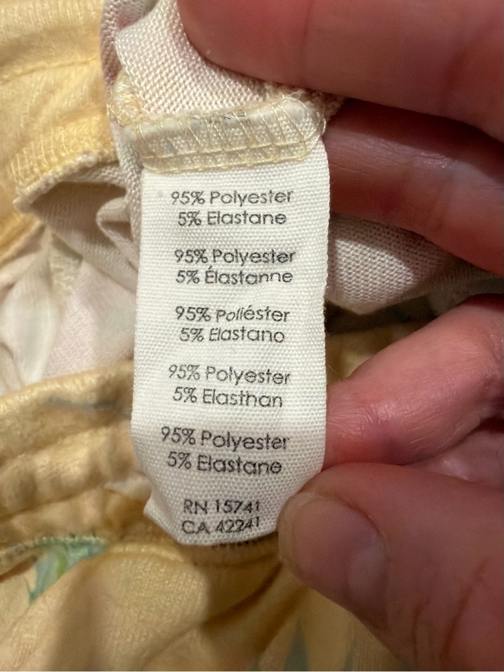 PJ Salvage Aloha Hour Pineapple Coconut Pajama Set Soft Jersey Yellow Large - Picture 9 of 9